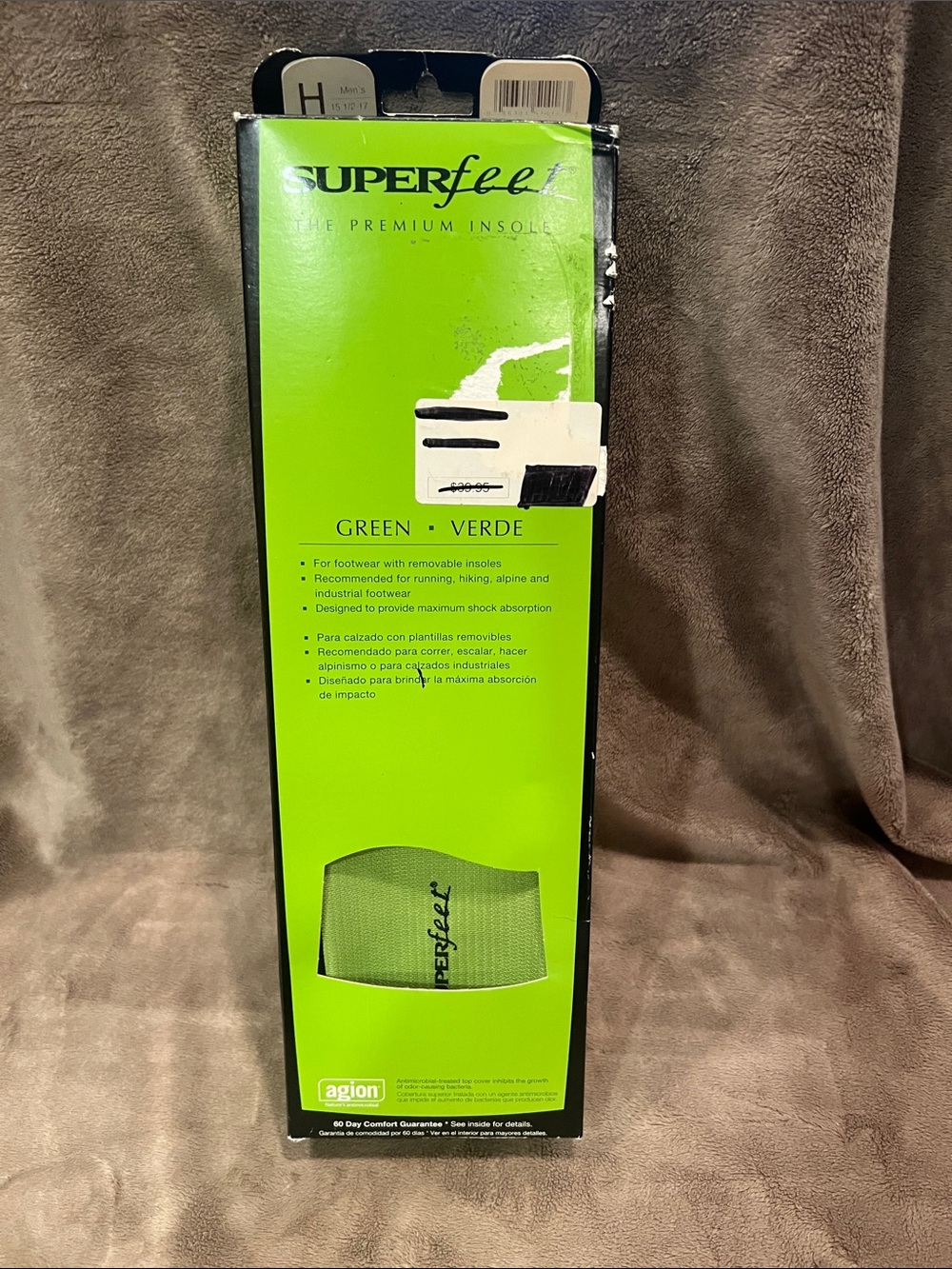 Superfeet Green Men’s Athletic Insoles - Green